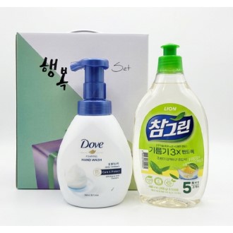행복 기획세트-1호(핸드워시+주방세제) 행복 기획세트-1호(핸드워시+주방세제)