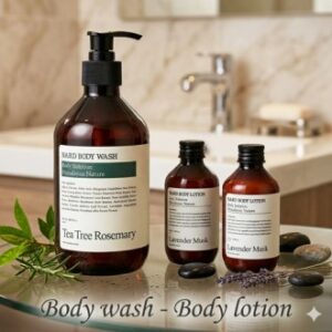나드 바디워시 500ml + 바디로션 100ml 2개 + 끈케이스 나드 바디워시 500ml + 바디로션 100ml 2개 + 끈케이스