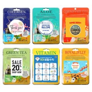 마리에 에센스 마스크팩 16종 // 스티커부착가능 마리에 에센스 마스크팩 16종 // 스티커부착가능