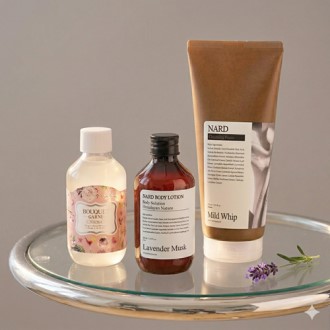 Nard 나드 클렌징폼 180ml + 바디워시 + 바디로션 + 끈케이스 Nard 나드 클렌징폼 180ml + 바디워시 + 바디로션 + 끈케이스