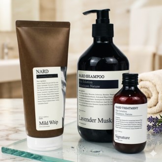 Nard 나드 샴푸 500ml +나드 트리트먼트+나드 클렌징폼 +끈케이스 Nard 나드 샴푸 500ml +나드 트리트먼트+나드 클렌징폼 +끈케이스