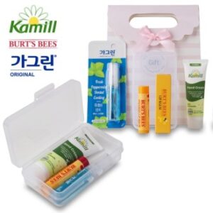 휴대 여행용 카밀 버츠비 핸드 립밤 가그린 스프레이 3in1 세트