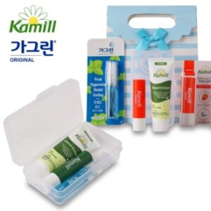 휴대 여행용 카밀 핸드 립밤 가그린 스프레이 3in1 세트