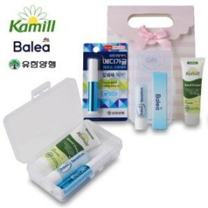휴대 여행용 카밀 발레아 핸드 립밤 메디가글 스프레이 3in1 세트