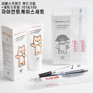 라메스프렌즈 핸드크림+제트스트림101 150 자이언트케이스세트 라메스프렌즈 핸드크림+제트스트림101 150 자이언트케이스세트
