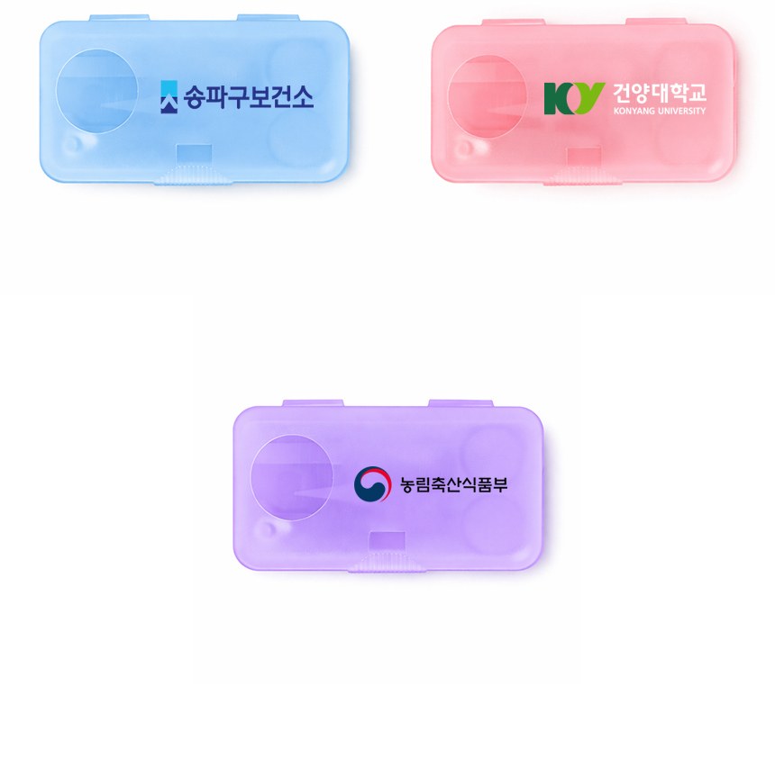 파스텔 4종 손톱깎이세트 // 인쇄제작가능 상세 이미지