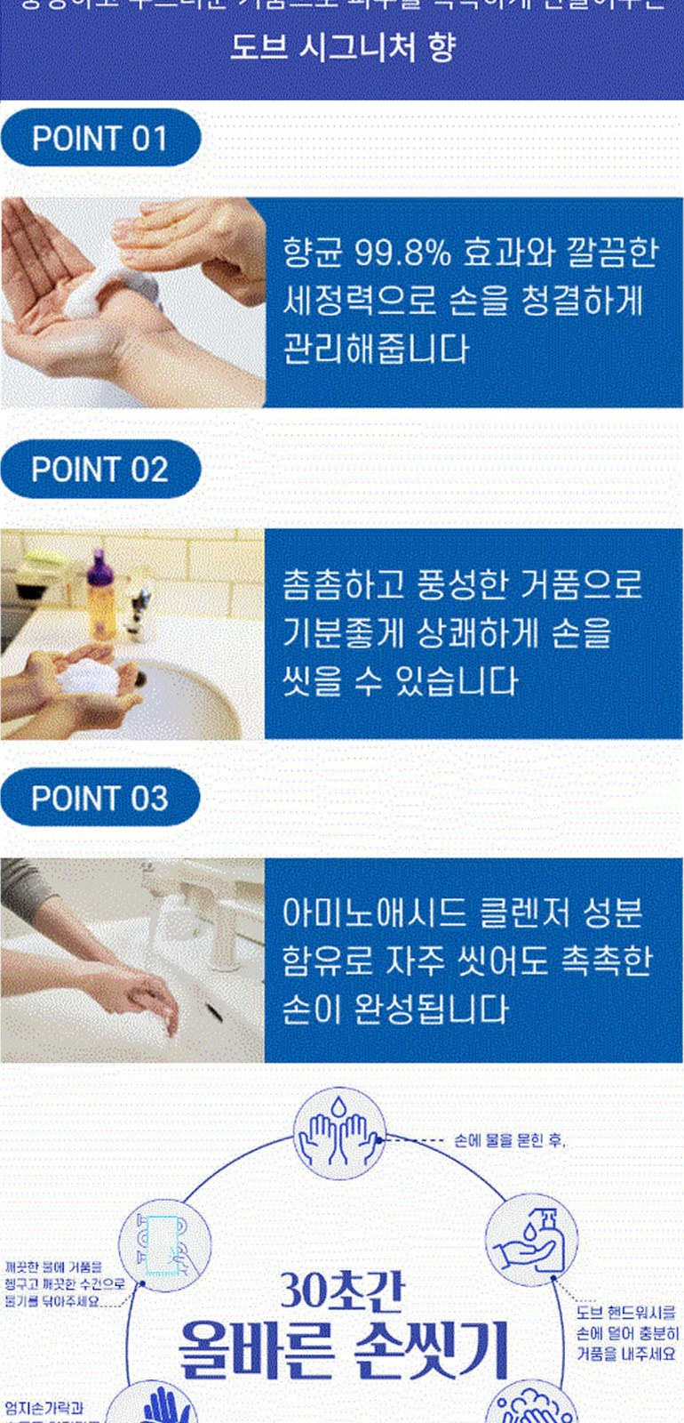 행복 기획세트-6호(핸드워시+주방세제+수세미) 상세 이미지