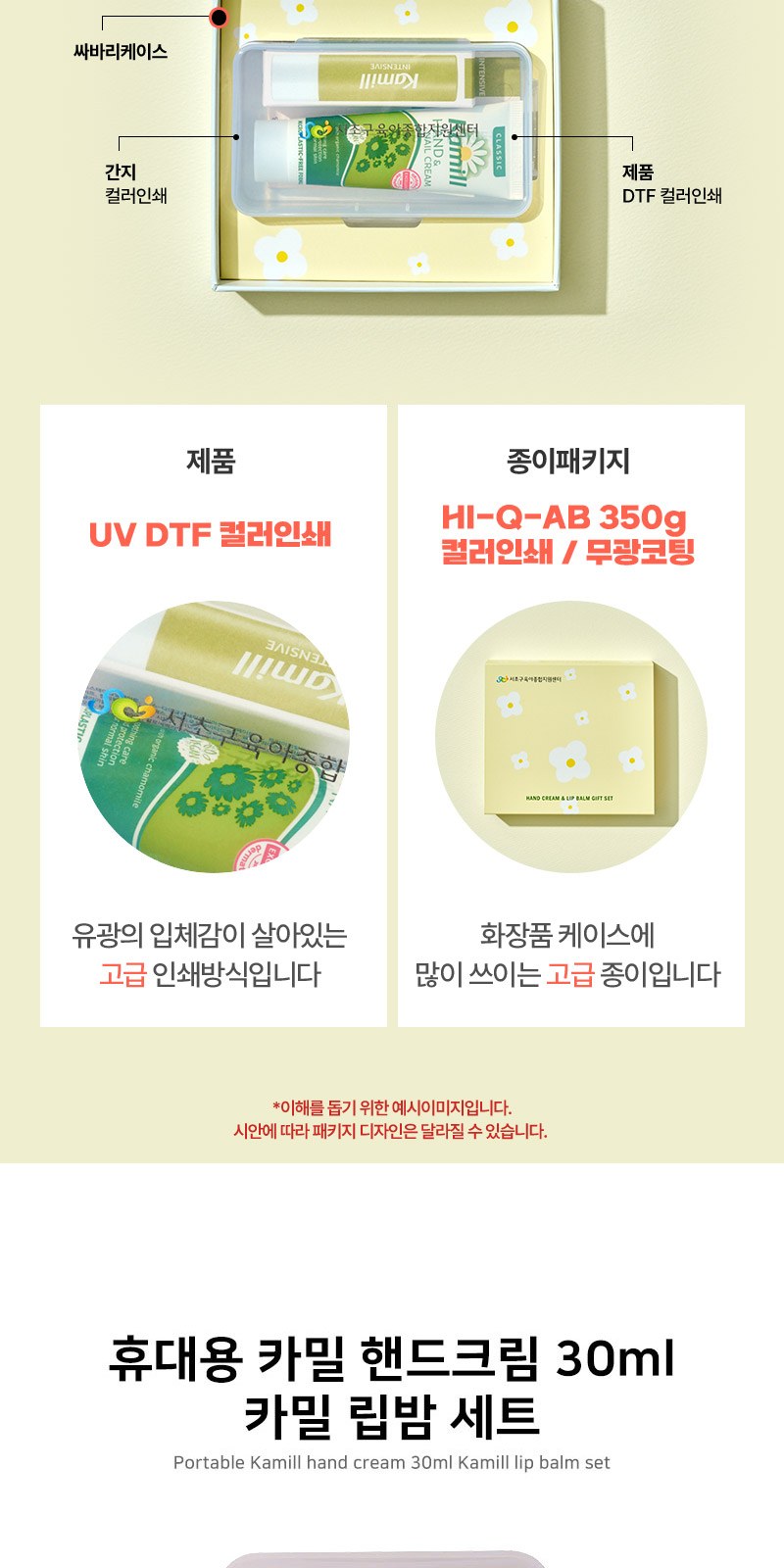 카밀핸드크림 립밤세트+굿즈패키지 상세 이미지