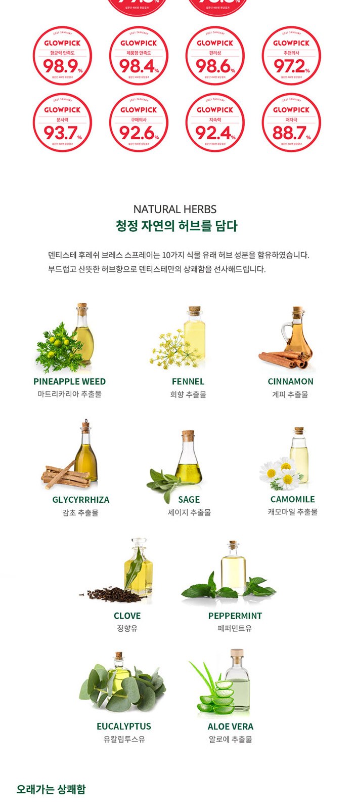 덴티스테 가글 스프레이 에버센스 선크림 세트 상세 이미지