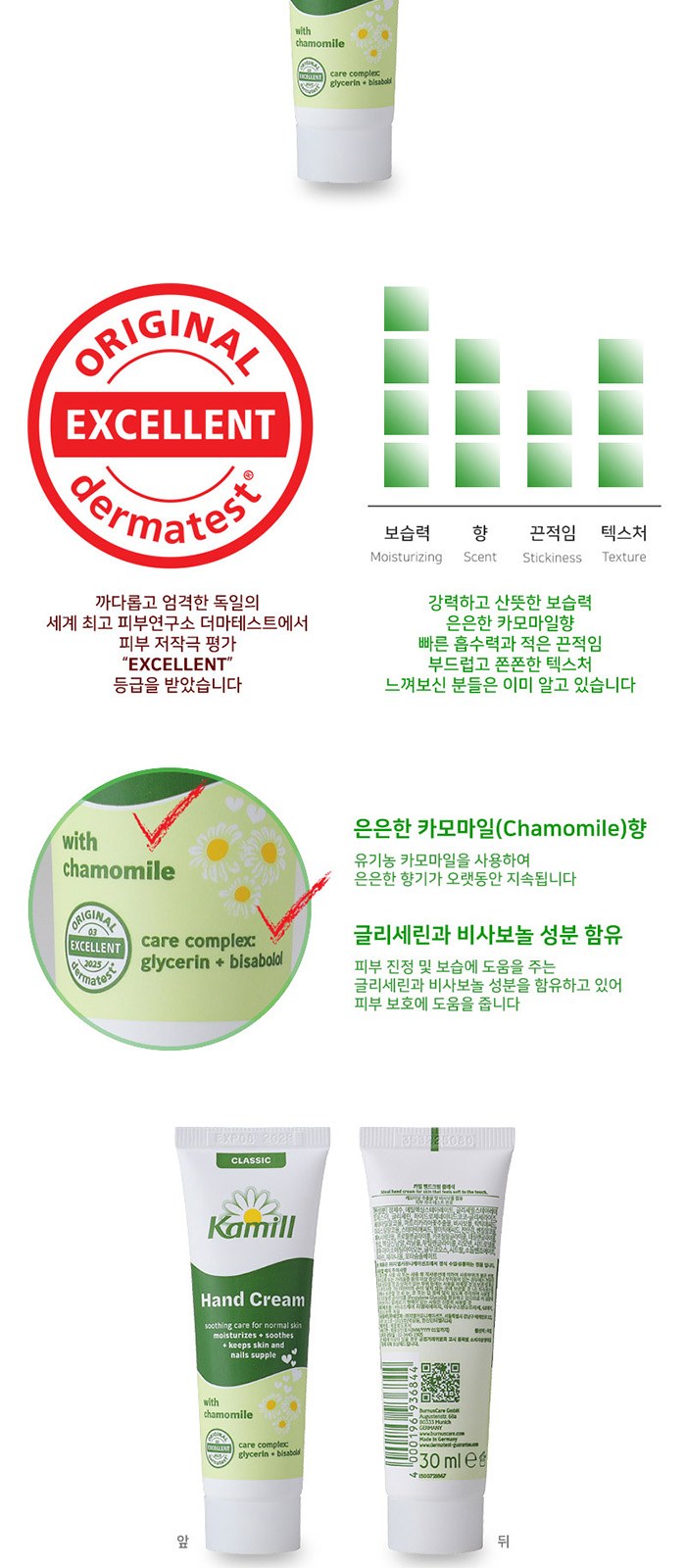 휴대용 카밀 핸드크림 덴티스테 스프레이 세트 상세 이미지