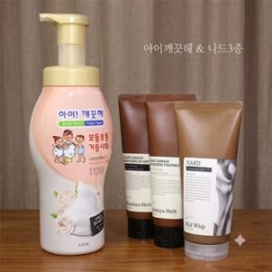 아이깨끗해 버블 바디워시 700ml + 나드 리페어링 프리미엄 샴푸+트리트먼트+클렌징폼 아이깨끗해 버블 바디워시 700ml + 나드 리페어링 프리미엄 샴푸+트리트먼트+클렌징폼