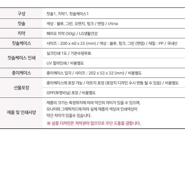 뉴따봉 107미세모 페리오 칫솔치약세트 구강용품 상세 이미지