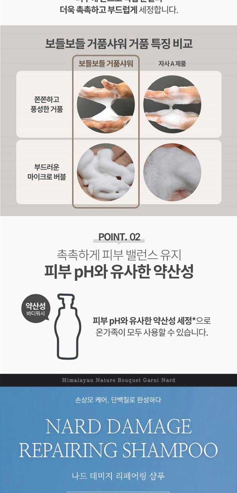 아이깨끗해 버블 바디워시 700ml + 나드 리페어링 프리미엄 샴푸+트리트먼트+클렌징폼 상세 이미지